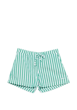 Hunza G drawstring striped shorts - Green