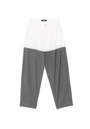 Undercover colour-block trousers - Grey