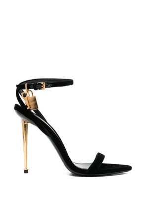 Tom Ford Pre-Owned padlock-detail sandals - Black