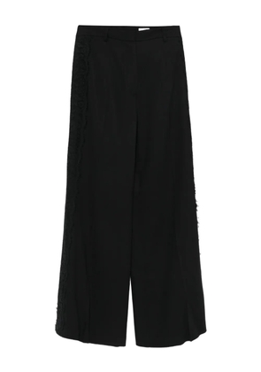 Filippa K lace-trim trousers - Black