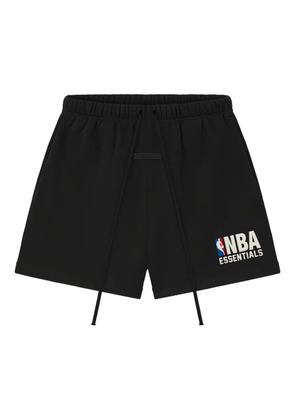 FEAR OF GOD ESSENTIALS logo drawstring shorts - Black