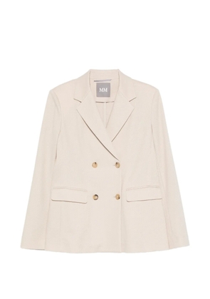 Max Mara double-breasted pocket jacket - Neutrals