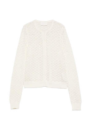 BOMPARD pointelle button cardigan - Neutrals