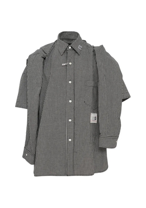 Maison MIHARA YASUHIRO patterned shirt - White