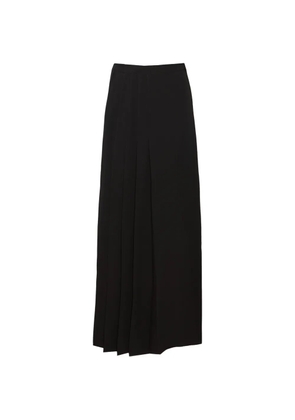 Yves Salomon pleated maxi skirt - Black