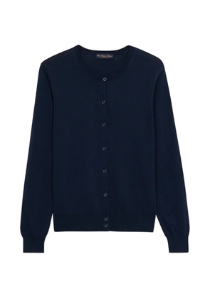 Brooks Brothers button-fastening ribbed-cuffs cardigan - Blue