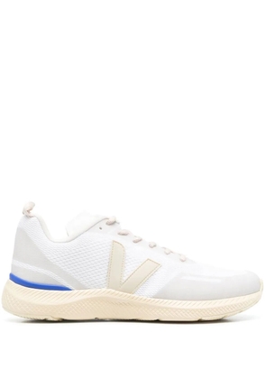 VEJA V patch mesh lace-up sneakers - White