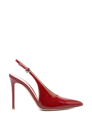 Gianvito Rossi point toe slingback sandals - Red