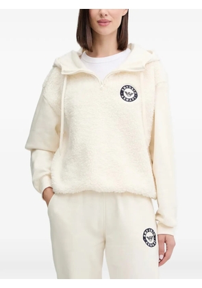 Emporio Armani fleece hoodie - Neutrals