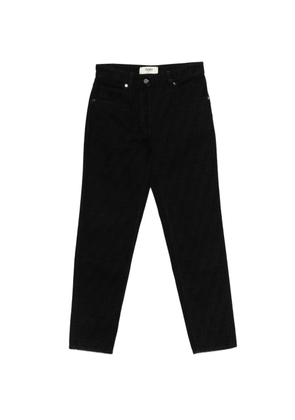 Fendi Pre-Owned FF button-fastening jeans - Black