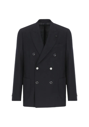 Lardini double-breasted blazer - Blue