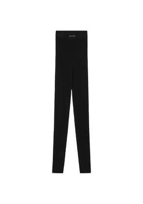 FEAR OF GOD ESSENTIALS logo-plaque leggings - Black