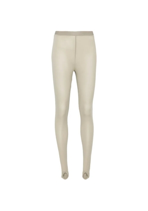 WARDROBE.NYC stirrup leggings - Neutrals