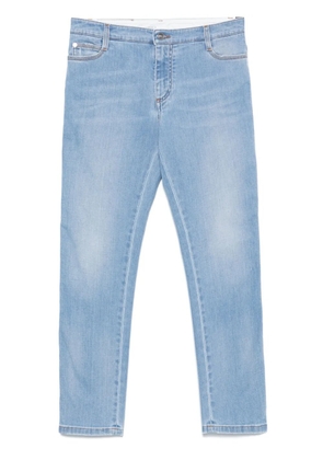 Ermanno Scervino logo-patch slim jeans - Blue