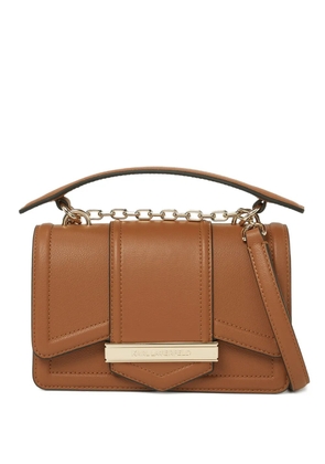 Karl Lagerfeld small K/Nova leather cross body bag - Brown