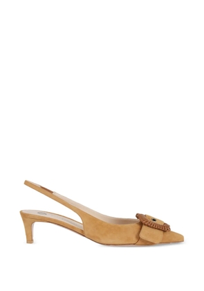 Roberto Festa Vega woven-detail pumps - Neutrals