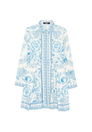 Versace Pre-Owned Barocco cotton dress - White