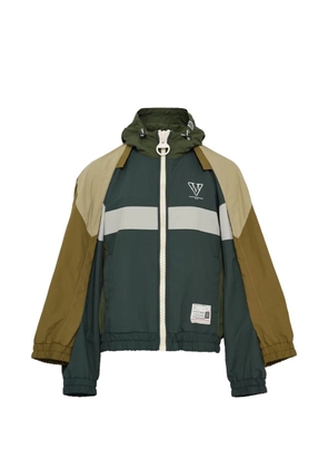 Maison MIHARA YASUHIRO zip-up hooded jacket - Green