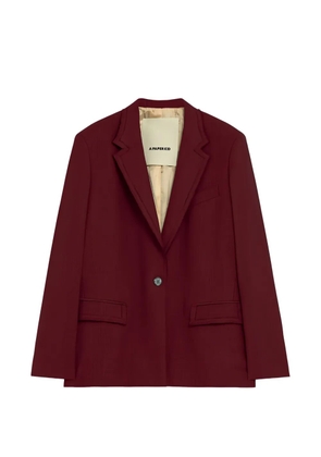 A Paper Kid notch-lapel single-breasted blazer - Red