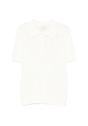 CHÉ textured polo shirt - White