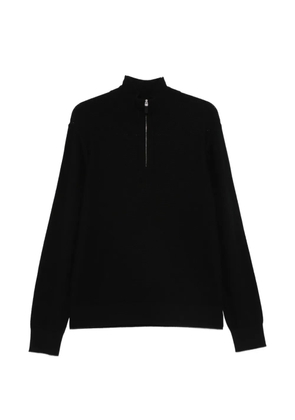Zegna zip neck sweater - Black