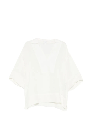 Eleventy V-neck blouse - White