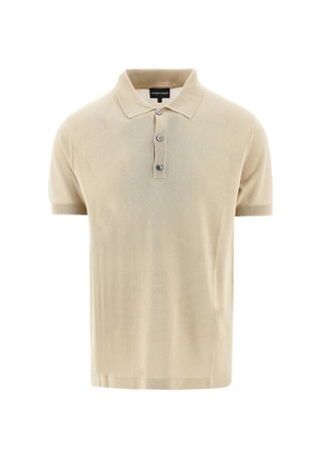 Emporio Armani buttoned polo shirt - Neutrals