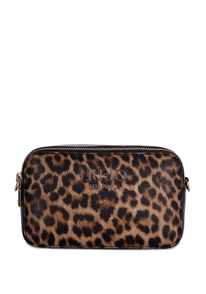 LIU JO leopard-print mini bag - Brown