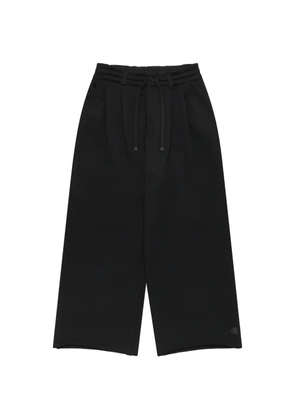 Dover Street Market drawstring-detail pleated track pants - Black