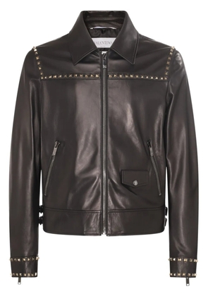 Valentino Garavani leather jacket - Black