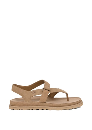 UGG buckle T-strap sandals - Neutrals