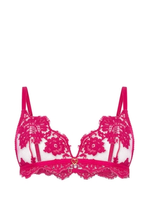 DSQUARED2 pink lace bra