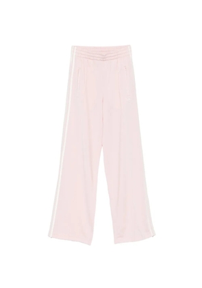 adidas logo-embroidered track pants - Pink