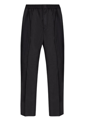 AMI Paris straight-leg wool trousers - Black