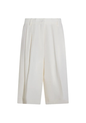 Fabiana Filippi pleated knee-length shorts - Neutrals