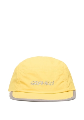Gramicci logo-embroidered baseball cap - Yellow
