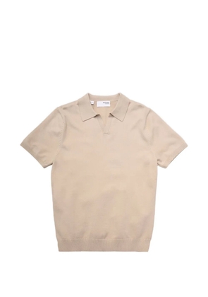 SELECTED polo-collar T-shirt - Neutrals