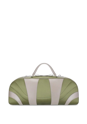 DRIES VAN NOTEN panelled holdall - Green