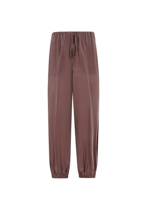 Seventy drawstring track pants - Brown