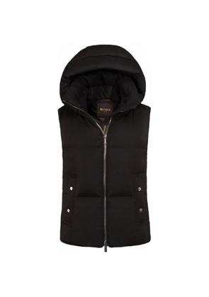 Moorer FUENTE-BA1 detachable-hood cashmere gilet - Brown