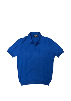 Gran Sasso vertical-stripe polo shirt - Blue