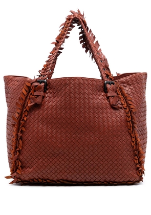 Bottega Veneta Pre-Owned 2011 Nappa Intrecciato Fringe tote bag - Orange