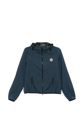 Moncler hooded zip-fastening jacket - Blue