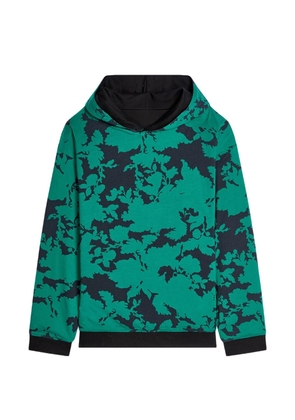 DRIES VAN NOTEN floral-print hoodie - Black