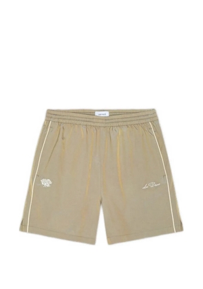 Les Deux Smith logo-embroidery shorts - Neutrals