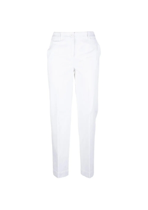 Via Masini 80 button trousers - White