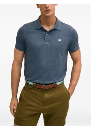 Brooks Brothers embroidered cotton polo shirt - Blue