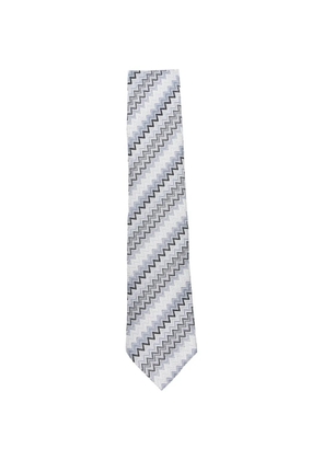 Missoni zigzag-pattern tie - Grey