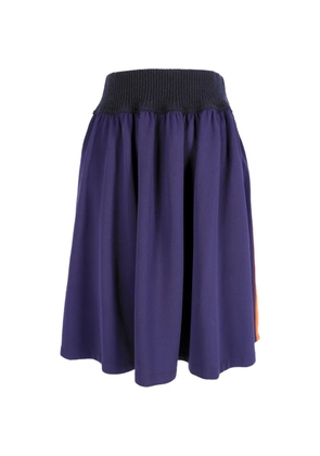Marni Pre-Owned ribbed-waistband mini skirt - Purple