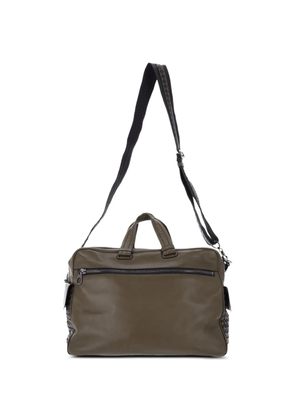 Bottega Veneta Pre-Owned intrecciato convertible leather briefcase - Green
